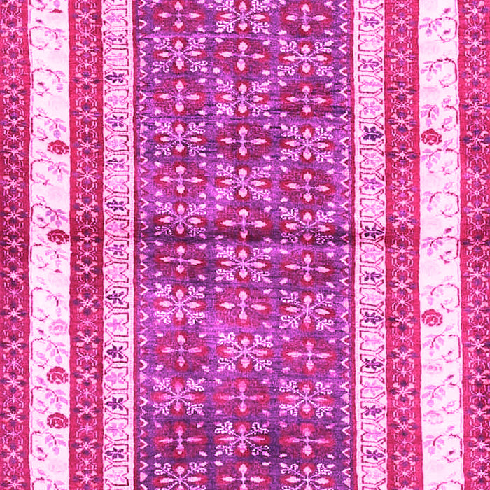 Machine Washable Persian Pink Traditional Rug, wshtr4576pnk