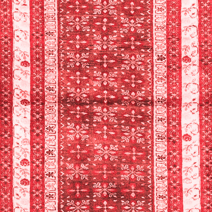 Machine Washable Persian Red Traditional Rug, wshtr4576red