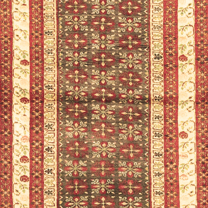 Machine Washable Persian Brown Traditional Rug, wshtr4576brn