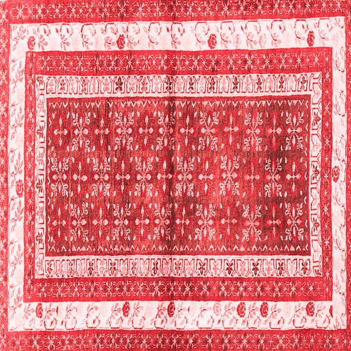 Machine Washable Persian Red Traditional Rug, wshtr4576red