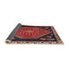 Sideview of Traditional Dark Almond Brown Persian Rug, tr4577