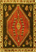 Persian Yellow Traditional Rug, tr4577yw