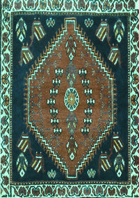 Persian Turquoise Traditional Rug, tr4577turq
