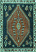 Persian Turquoise Traditional Rug, tr4577turq