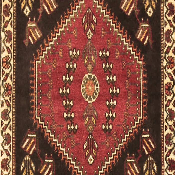 Machine Washable Persian Brown Traditional Rug, wshtr4577brn