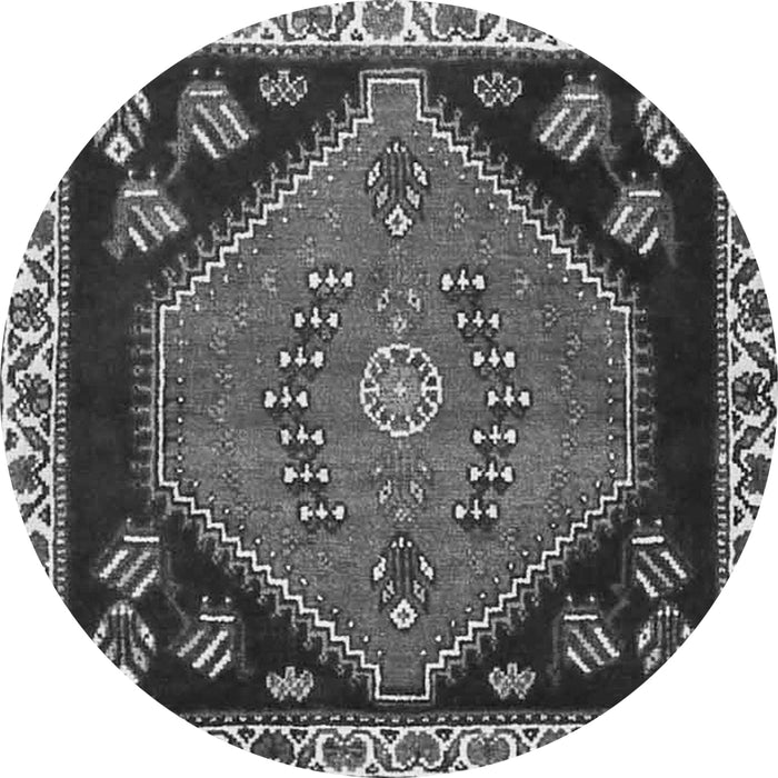 Square Persian Gray Traditional Rug, tr4577gry