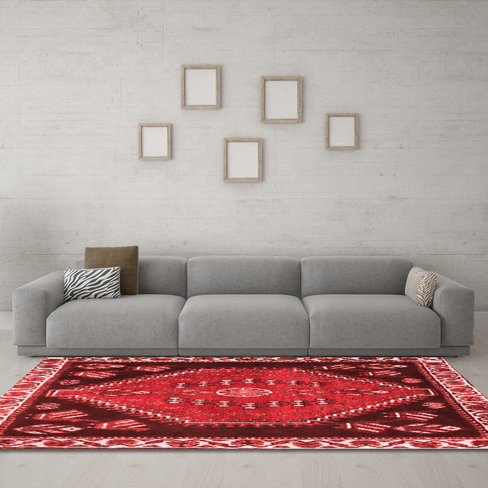 Traditional Red Washable Rugs