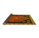 Sideview of Persian Yellow Traditional Rug, tr4577yw