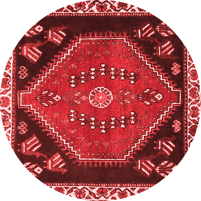 Machine Washable Persian Red Traditional Rug, wshtr4577red