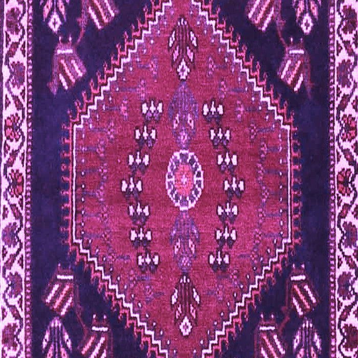 Machine Washable Persian Purple Traditional Area Rugs, wshtr4577pur