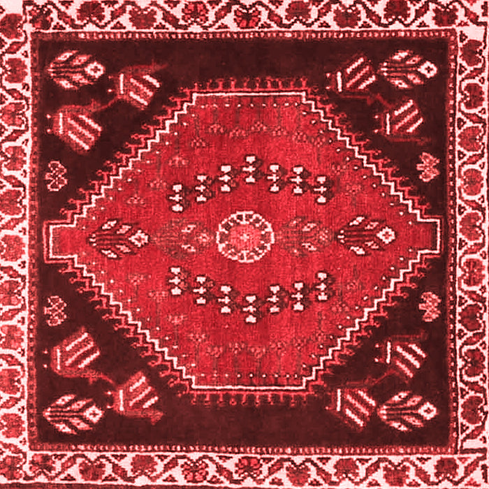 Machine Washable Persian Red Traditional Rug, wshtr4577red
