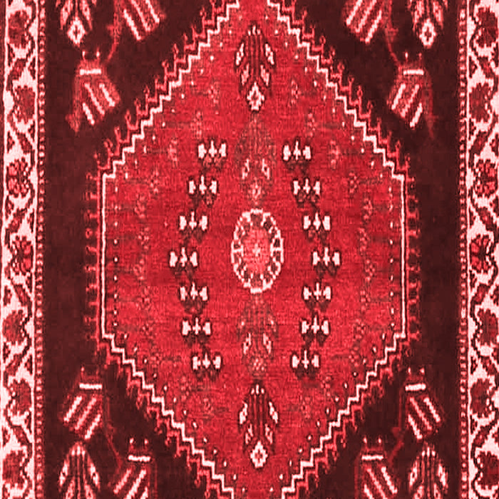 Machine Washable Persian Red Traditional Rug, wshtr4577red