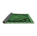 Sideview of Persian Emerald Green Traditional Rug, tr4577emgrn