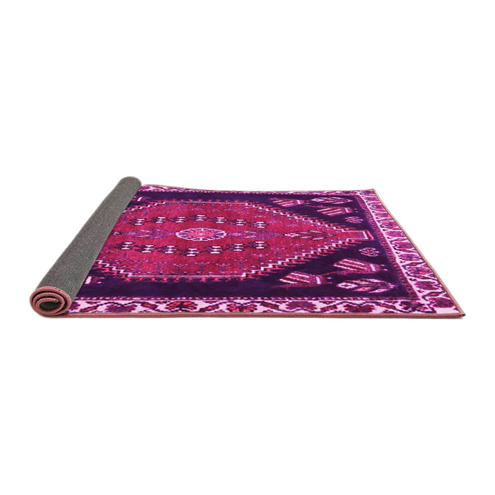 Sideview of Persian Pink Traditional Rug, tr4577pnk
