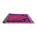 Sideview of Persian Pink Traditional Rug, tr4577pnk
