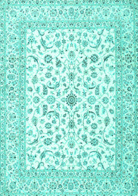 Persian Turquoise Traditional Rug, tr4578turq