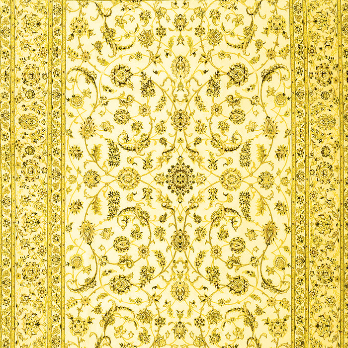 Persian Yellow Traditional Rug, tr4578yw