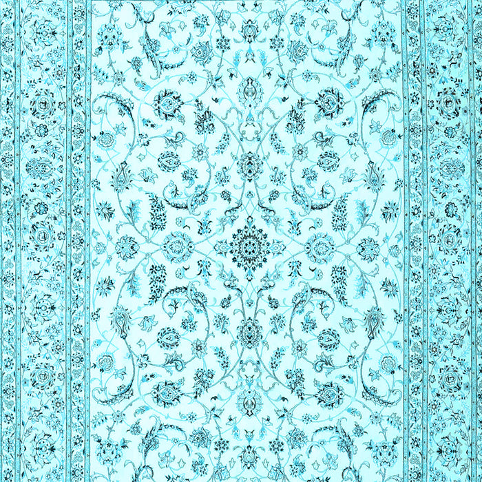Persian Light Blue Traditional Rug, tr4578lblu