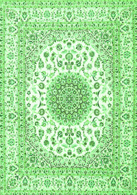 Medallion Green Traditional Rug, tr4579grn