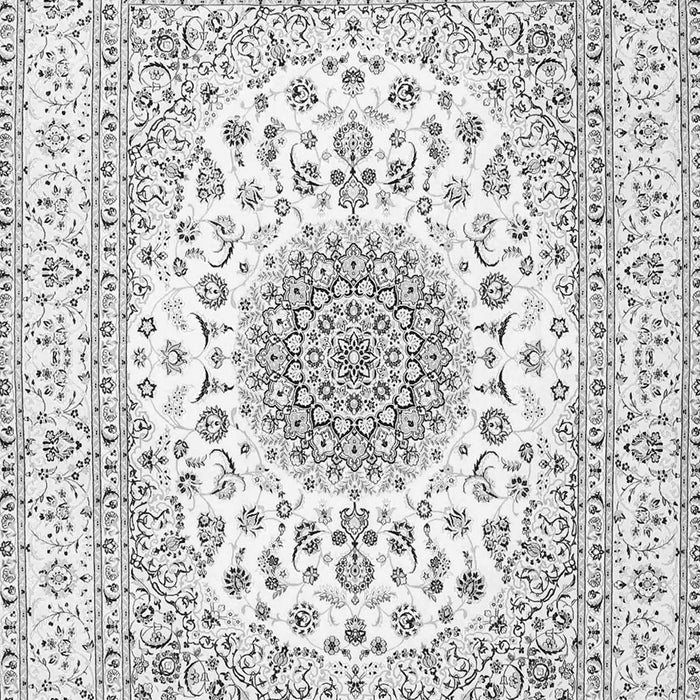 Medallion Gray Traditional Rug, tr4579gry