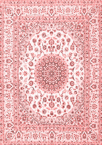 Medallion Red Traditional Rug, tr4579red