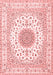 Medallion Red Traditional Area Rugs