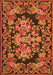 Medallion Orange French Rug, tr457org