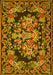 Medallion Yellow French Rug, tr457yw