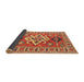 Sideview of Traditional Gold Geometric Rug, tr458