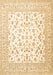 Machine Washable Persian Brown Traditional Rug, wshtr4580brn