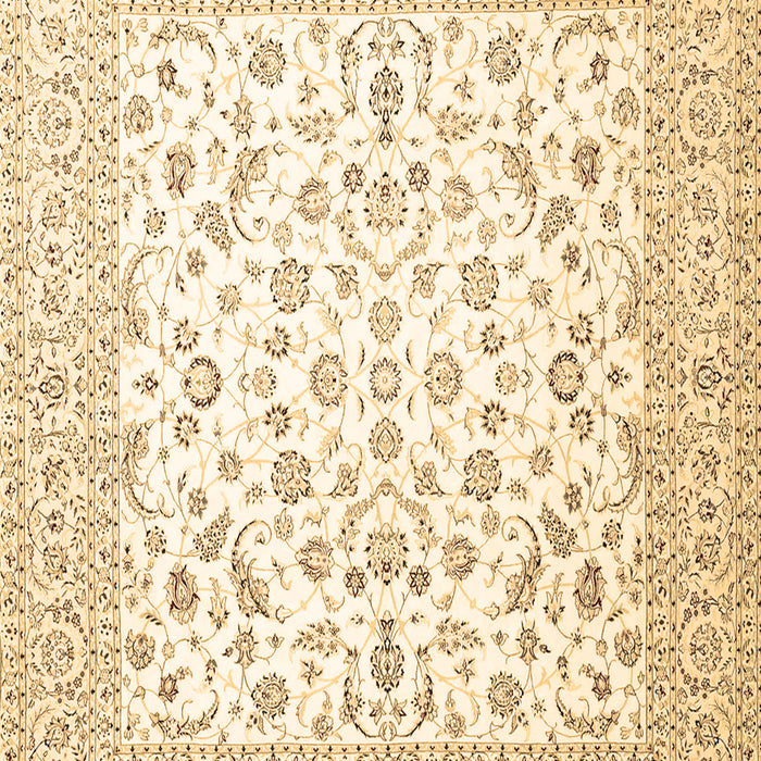 Machine Washable Persian Brown Traditional Rug, wshtr4580brn
