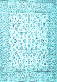 Persian Light Blue Traditional Rug, tr4580lblu