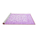 Sideview of Machine Washable Persian Purple Traditional Area Rugs, wshtr4580pur