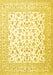 Persian Yellow Traditional Rug, tr4580yw