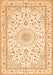 Persian Orange Traditional Rug, tr4581org