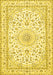 Persian Yellow Traditional Rug, tr4581yw