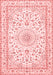 Persian Red Traditional Area Rugs