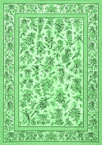 Persian Emerald Green Traditional Rug, tr4583emgrn