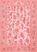 Persian Red Traditional Area Rugs