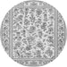 Square Persian Gray Traditional Rug, tr4583gry