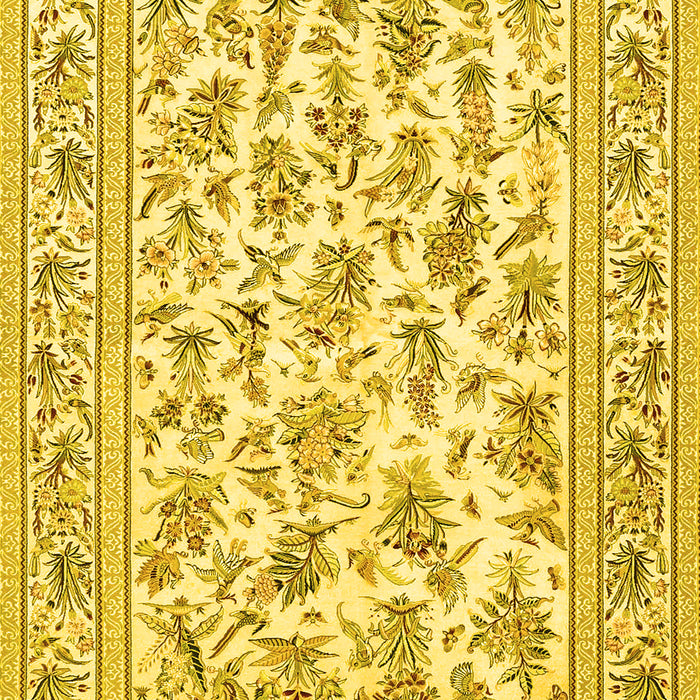 Persian Yellow Traditional Rug, tr4583yw