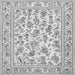 Serging Thickness of Persian Gray Traditional Rug, tr4583gry