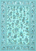 Persian Light Blue Traditional Rug, tr4583lblu