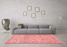 Traditional Red Washable Rugs