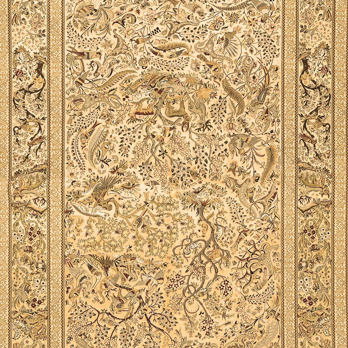 Machine Washable Animal Brown Traditional Rug, wshtr4584brn