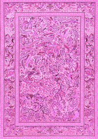 Animal Pink Traditional Rug, tr4585pnk