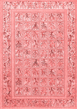 Animal Red Traditional Area Rugs