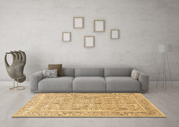 Machine Washable Animal Brown Traditional Rug in a Living Room,, wshtr4586brn