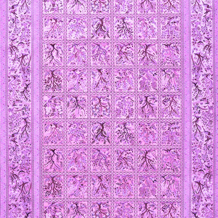 Machine Washable Animal Purple Traditional Area Rugs, wshtr4586pur