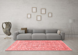 Traditional Red Washable Rugs